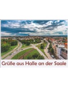 Postkarte Kunstlichtspiel "Grüße aus Halle""