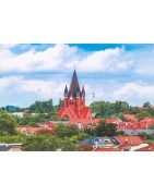 Postkarte "Halle Pauluskirche"