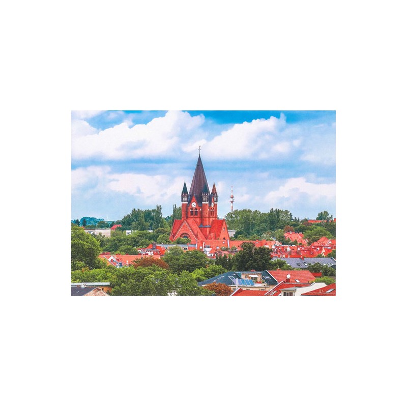 Postkarte "Halle Pauluskirche"