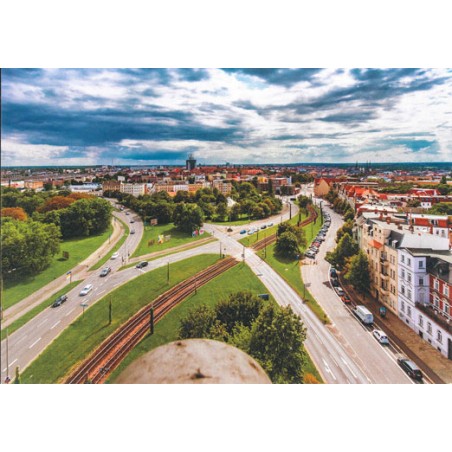 Postkarte "Halle Paracelsiusstraße"