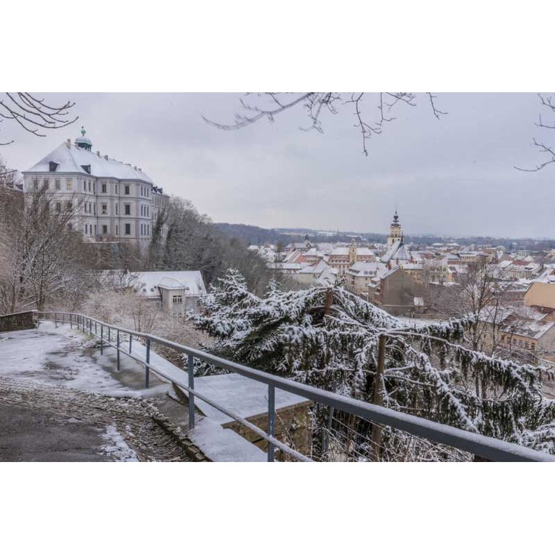 Kunstdruck "Dom Merseburg Winter"