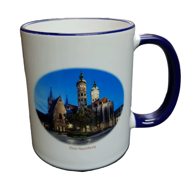 Tasse "Dom Naumburg Nacht" blau