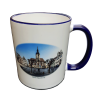 Tasse "Markt Naumburg" blau