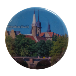 Magnet Rund "Merseburg Brücke"