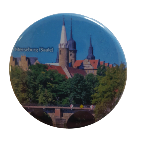 Magnet Rund "Merseburg Brücke"